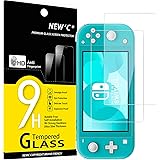 NEW'C 2 Pezzi, Vetro Temperato per Nintendo Switch lite, Pellicola Prottetiva Anti Graffio, Anti-Impronte, Senza Bolle, Durez