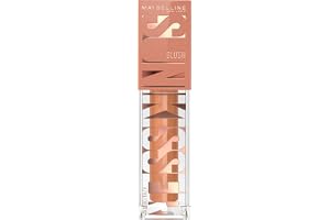 Maybelline New York - Multi-Purpose Illuminator Liquid Blush - Blush, Highlighter och Bronzer - Good Mine - Hackad hy - Glowy Makeup - SUNKISSER - nyans: Midnight Shimmer - 4,7 ml