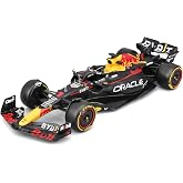 Bburago 1:24 2023 Yarış Oracle Red Bull RB19 Verstappen ile D&ouml;k&uuml;m Araba #1 Fig&uuml;r