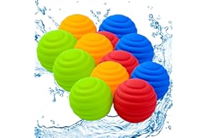Wasserbomben Wiederverwendbar, RoseFlower Selbstschließende Wasserbomben Wasserspielzeug für Sommeraktivitäten im Freien, Wasserspielzeug für Kinder und Erwachsene auf Partys, Pool, Garten, Strand