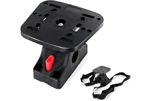 byhsports Fish Finder Mount Base with Adjustable Bracket, Universal Marine Electronic Mount for Boat, Canoe, Kayak