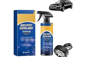 SHUNJIAN Car Coating Agent Spray, 3 in 1 Multi-Functional Quick Effect Coating, Restore Shine & Long-Lasting Protection, Car Polish Spray, Car Wax Polish, Car Scratch Remover Kit, Na/no Spray for Cars