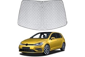 JUDANNA Car Windscreen Sun Protection Replacement for VW Golf 7 MK7 2014-2020, Foldable Parasol Covers, Car Windscreen UV Protection Sun Visor Accessories (Replacement for VW Golf MK7)