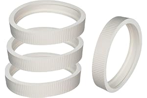 ATIE PoolSupplyTown Pool Cleaner Rubber Tire with Treads Replace Pentair Wheel Rubber Tires 360007 and LLC1 (4 Pack)