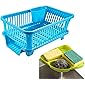 Zyomatiq Popular Combo Kitchen Sink Corner Organizer & 3 in 1 Large Durable Sink Plastic Dish Rack Utensil Drainer…