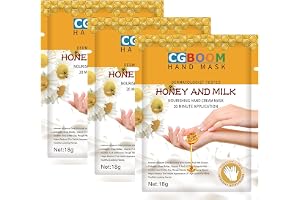 3 st återfuktande och exfolierande handmasker, återfuktar djupt skadad hud, närande handskar för torr och sprucken hud Honungsmjölk