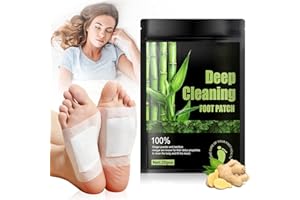 EPHIIONIY Entgiftungspflaster Füße, FußPflaster Original für Tiefschlaf und Stressabbau, 100% Natürliche Fusspflaster zum Entgiften für Entfernen von Körpergiften (20 Pflaster)
