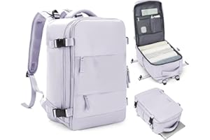 HPLQQ Mochila Viaje Cabina Avion 40x20x25 para Ryanair Mochilas para Mujer Bolsa de Cabina Equipaje de Mano Cabina Avion para Mochila de Senderismo Mochila Impermeable Cabina Mochila