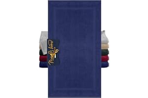 Marie´s Home Tapis de bain - Tapis pour grandes salles de bain, couloir et plus 1612.2351, 60 x 110 cm, Marine