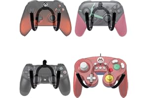 YYST Universal Game Controller Organizer Wall Rack Wall Mount Wall Clip Wall Hanger for Xbox One PS4 Switch Pro Game controller 4/PK - NO GAME CONTROLLER - No Falling