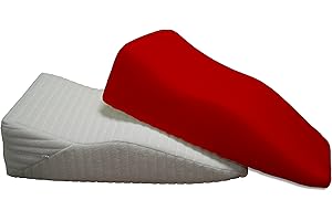 Dukal | Bezug für Beinruhekissen/Venenkissen | Maße: 40x70 cm | aus hochwertigem DOPPEL-Jersey | 100% Baumwolle | Farbe: rot