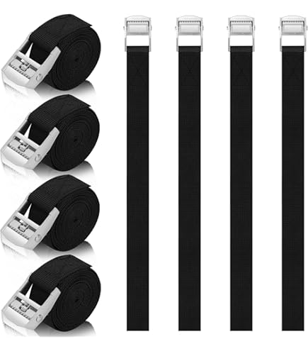 4 Pezzi Di Cinghia Di Serraggio Con Serratura A Bloccaggio 3M - Foto 9