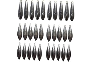 Sea Fishing Weights Pack Of 5/10 Mackerel Feather Cod Bass Boat Fishing 5oz / 4oz / 3oz / 2oz