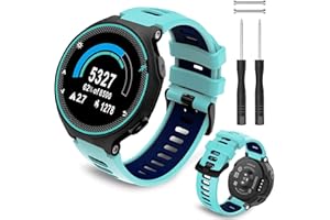 Th-some Correa para Garmin Forerunner 735XT - Compatible con Forerunner 235 Correa de Reloj, Pulsera de Reemplazo Silicona Suave Sports Banda para Forerunner 220, 230, 620, 630 Smart Watch