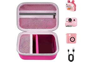 JORTMRD Funda para Cámara Infantil Uleway Gofunly Secction Dekar Miiulodi - Fotos Instantáneas Rosa