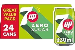 7UP Zero Lemon & Lime Cans 24 x 330ml