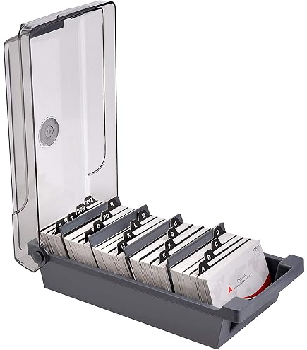 Étui transparent pour cartes à jouer - Boîte de rangement vide pour cartes de jeu - Organisateurs de cartes de visite