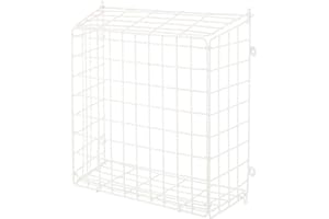 Direct Online Houseware House of Home Letterbox Cage Easy Access Post Box Large Cage for Wooden Doors, White Letter Catcher, Mail Basket Front Door Perfect for Dog Owners