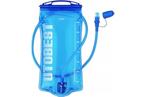 UTOBEST Poche d'hydratation, Poche à Eau 1L 1,5L 2L 3L, Sac à Eau sans BPA, réservoir d'eau Anti-Fuite pour Course à Pied, Cyclisme, randonnée, Camping