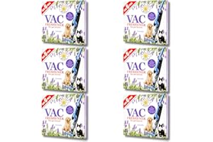 UTIZ Lot de 6 paquets de 36 désodorisants pour aspirateur Lavande - Parfum puissant - Pour tous les aspirateurs à main sans sac et sans sac - Pour les amateurs d'animaux domestiques (6 x 6)