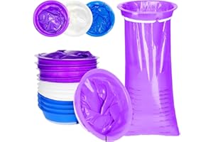 ZYLUNIY 12 Pièces Sac Vomissement Voiture, 1000ml Sac de Vomissement, Sacs à Vomi, Haute Densité Étanche avec Bouton-Pression - Pour Voiture, Voyage, Femmes Enceintes & Urgences Enfant Adulte