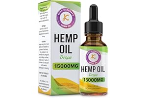 Gouttes d'huile de chanvre | 15 000 mg | 30 ml | Haute résistance | Fabriqué au Royaume-Uni | Norme BPF | Végétarien et végétarien