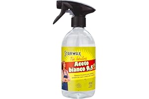 STARWAX THE FABULOUS - Aceto bianco 9,5° Aromatizzato - Disincrosta il bagno - Pulisce i vetri - Deodorizza il WC e molto altro - Aroma limone - Prodotto in Francia - 500ml