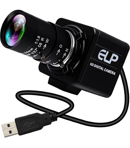 Webcam 4K USB Avec Zoom Optique - Capteur Sony IMX317 - 3840x2160 30fps - Pour Windows, Mac, Linux, Android - 6
