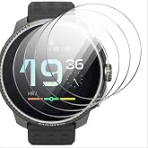 GIOPUEY Screen Protector for Suunto Race 49 mm, [4 Pack] HD Tempered Glass Screen Protector [Full Coverage] with Oleophobic C