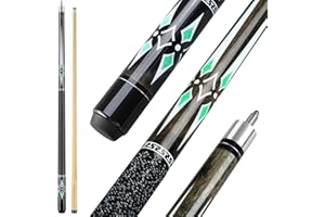 Winucue Pool Cue, 58 inch Maple Wood Billiard Pool Cue Sticks for Adults with 13mm Tip, 18 19 20 21oz Professional Pool Sticks with Anti-Slip Thread Wrapping for House Bar Billiard Sport