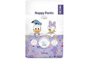 By Amazon Disney Pañales Sin Cierres, Talla 5 (de 12 a 17kg), 70 Unidades (1 Paquete de 70)