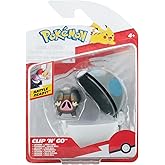 Pok&eacute;mon PKW3633 Clip'n'Go Poke Ball &ndash; Ferkuli & Ağır Poke Topu 5 cm Fig&uuml;rl&uuml;