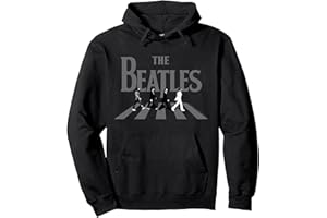 The Beatles - Abbey Road Greyscale Album Cover Pullover Hoodie
