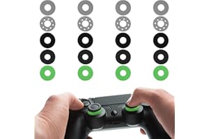 BakeWhiz 20 Pcs Precision Rings Aim Assist Rings Motion Control for ROG Ally,Legion Go,Xbox Series X/S,Xbox One,Switch,Switch OLED,Switch Pro Controller Accessories, 5 Different Strength Sponge Rings