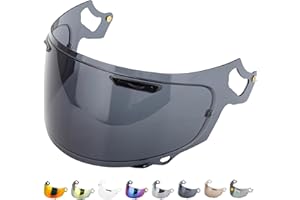 Everalo Visiere Compatible avec Casque Arai Chaser X - Rx7v - Quantic - Rx7x - Quantum X - Signet X - Defiant X - Concept X - Profile V - Qv Pro - Vas V