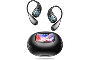 MTOXW XP7 AI Auriculares Traducción, Traductor Instantaneo de Voz 3 en 1 en Tiempo Real en 135 Idiomas con APP, Pantalla táctil Bluetooth 5.4 Auriculares 50h Tiempo HiFi Estéreo para iOS y Android