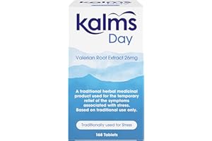 Kalms Day 168 Tablets - Traditional Herbal Medicinal Product Used for The Temporary Relief of Symptoms associated with Stress.