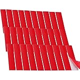 FEPITO 30 Pack Number Plate Sticky Foam Pads for Car License Number Plate Fixing Self-adhesive Double Sided