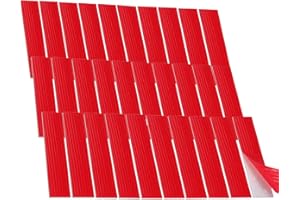 FEPITO 30 Pack Number Plate Sticky Foam Pads for Car License Number Plate Fixing Self-adhesive Double Sided