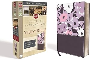 NKJV, Cultural Backgrounds Study Bible, Leathersoft, Purple, Red Letter Edition: Bringing to Life the Ancient World of Scripture