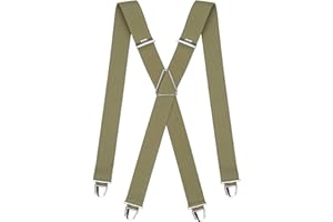 PIERROT Męskie szelki z bardzo mocnymi klipsami - Szelki męskie regulowane i elastyczne, rozmiar uniwersalny - Szelki do spodni, dożywotnia gwarancja