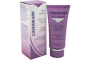 Covermark Fondotinta Waterproof Face Magic, Ipoallergenico e Non Comedogenico, SPF 20, Per Tutti i Tipi di Pelle, Formula Cremosa e Senza Acqua, Colore 6A, Formato 30 ml