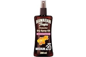 Hawaiian Tropic - Spray Huile-gel Solaire Protectrice SPF20 - 200 ml