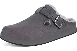 Sisttke Zoccoli e Sabot Uomo Donna Invernali Calde Ciabatte da Casa Comode Antiscivolo Pantofole all'aperto Inverno