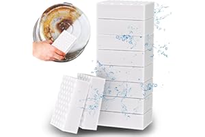 ‎YEAHWHEE Schmutzradierer Schwamm,10 Stück Radierschwamm Reinigungsschwamm, 2X Plus Stärke Melamin Schwamm Zauberschwamm, Wunderschwamm Weiß Putzschwamm für Haushalt, Küche, Wand, Bad