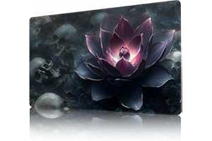 AIRCBC MTG Playmat 24" x 14" Stitched Edges and Smooth Rubber Surface Battle Board Game Mat with Free Storage Bag - Compatible with Magic the Gathering Playmat - Play MTG, YuGiOh, TCG