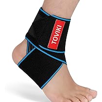 FASCIA PROTEZIONE CAVIGLIA SUPPORTO MAGNETICO Elastico Cavigliera Palestra Sport - Foto 4