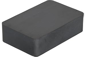 FIRST4MAGNETS Aimant de Ferrite Y30Bh Pour Les Arts, L'Artisanat, la Fabrication de Modèles - 75mm x 50mm x 20mm D'Épaisseur - 5kg