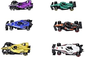 Zisemeil Alloy Retro Racing Car Model 6-Pack, Realistiska Samlarobjekt