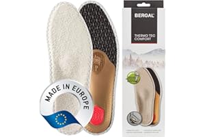 BERGAL THERMO TEC FUSSBETT 1 Paar Wintersohlen mit Fußbett mit Aluminium-Kälte-Isolierung, Winter-Einlagen mit Mehrfach-Kälteisolierung, Schuheinlagen, Thermosohle